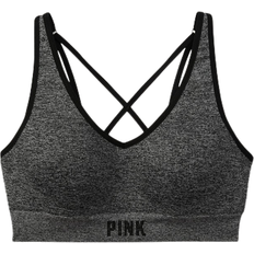 PINK Bras PINK Active Seamless Air Medium Impact Sports Bra - Black