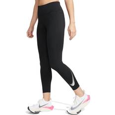 Nike Dame - Løb Tights Nike Women's Fast Mid-Rise 7/8 Running Leggings with Pockets - Black