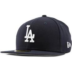 White Caps New Era Mens Dodgers 59Fifty Basic Cap Mens Navy/White