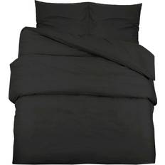 Poliéster Ropa de Cama vidaXL Lightweight Funda nórdica Negro (200x200cm)