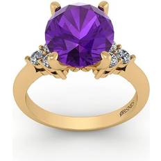 Henrik Ørsnes Design Karat Guld Ring Med Diamanter 0,30 Carat W/si Og DMN030-OV-AME-9x12
