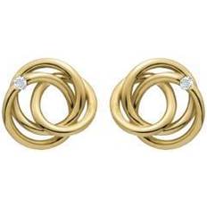 Nordahl Andersen Guld Øreringe Nordahl Andersen Jewellery Guldøreringe 14kt. m. diamant**