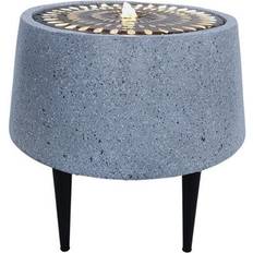 Ivyline Solis Water Feature on Black Legs with Light Display