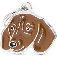 MyFamily Kæledyr MyFamily New Fawn Dachshund dog tag