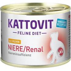 Kattovit Feline Diet Niere Renal Huhn 12x185g