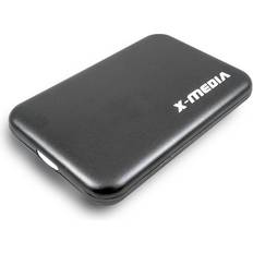 External hard disk drive X Digital Media 2.5-Inch Tool-Free USB 3.0 SATA Aluminum Hard Disk Drive HDD External Enclosure Case [XM-EN2251U3-BK]