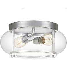 IP44 Ceiling Flush Lights QUOIZEL Trilogy 2 Ceiling Flush Light
