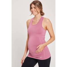 Rose Vêtements de maternité et d'allaitement MP Débardeur de maternité sans coutures pour femmes Mauve Rose