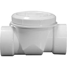 Sewer Pipes Jones Stephens B04150 1-1/2 Pvc Backwater Valve White