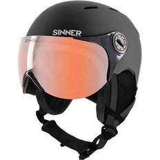 Sinner Skihjelm Typhoon Visera Sort 55-58 Unisex