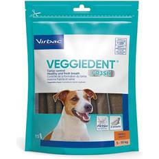 Virbac Comida para perros - Perro Mascotas Virbac Veggiedent Fresh Snacks Dentales Para Perros 15 x 17 g (5-10 kg)