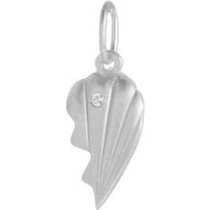 ByBiehl Berlocker & Hängen ByBiehl Bybiehl Just Love Half Right Sterling Silver Hänge Med Zirconia 7-4502A-R-R