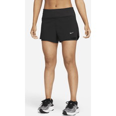 Élasthanne/Lycra/Spandex Shorts Nike Dri-FIT Swift Mid-Rise 3in 2in1 Shorts - Damen