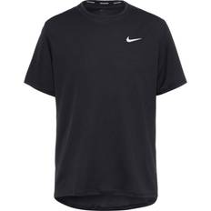 T-shirts NIKE Men's Dri-Fit Miler UV T-Shirt - Black/Grey