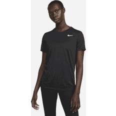 NIKE Damen T-Shirts Nike Dri-FIT Damen-T-Shirt Schwarz