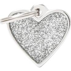 My Anpassad ID-skylt Italy, Purpurine Little Hearth, graverad namnskylt, Metall, Shine