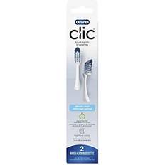 Oral-B Toothbrush Heads Oral-B Clic Toothbrush Ultimate Clean Replacement Brush Heads White 2 Plaque