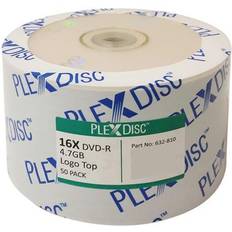 Optical Storage PlexDisc 632-810 16x 4.7GB Logo Top DVD-R 50 Spindle