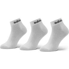 adidas Think Linear Ankle Socks - White/Black