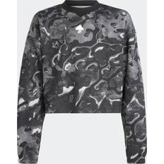 Adidas Sweatshirts adidas Future Icons Allover Print sweatshirt til børn Grå