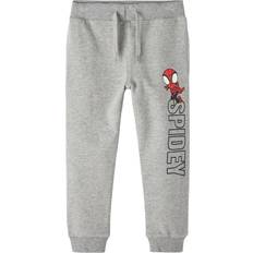 Spandex Trousers Name It Grey Melange Jubi Spidey Sweatpants