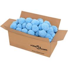 Liners vidaXL Anti Bacteria Pool Filter Ball Blue 700 g Polyethylene blue