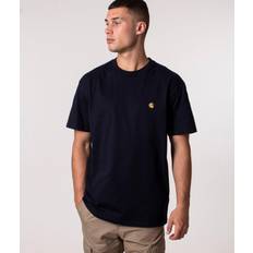 Guld - Herr T-shirts Carhartt WIP Chase T-Shirt dark navy/gold