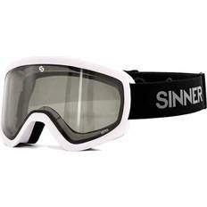 Sinner Estes Matte White Goggle double smoke weiss