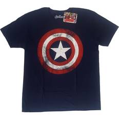 ROCK OFF T-shirt Captain America Distress Shield