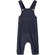 Ficka Jumpsuits Barnkläder Name It Baby Organic Cotton Overalls - Dark Sapphire