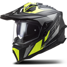 LS2 MX701 Explorer Alter Matt Motocross Helmet, black-yellow, for Men