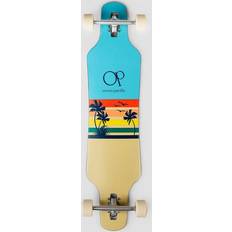 Blå Longboards Ocean Pacific Sunset Komplet Longboard