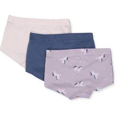 Blå Strømpebukser Børnetøj Name It 3-Pak Tights Unicorn Lavender Aura