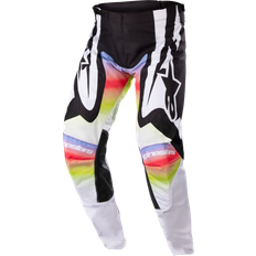 Motorcykelutrustning Alpinestars Racer Semi Crossbyxor - Svart/Flerfärgad
