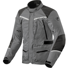 Rev'it! Voltiac H2O Motorrad Textiljacke, grau, Größe 3XL, grau, Größe