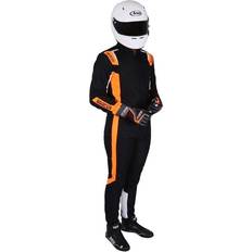 Svarta Motorcykelställ Sparco Karting-overall 002342NRAF3L