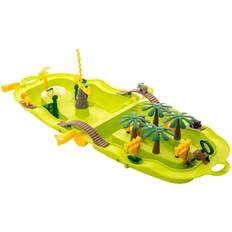 Vattenbord vidaXL green Water Fun Trolley Polypropylene Water Play Table Waterway Blue/Green