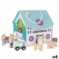 Veterinär leksaker Woomax Playset Veterinär 19 x 18 x 19 cm 9 Delar 4 antal