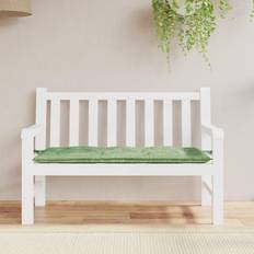 Textiel vidaXL Tuinbankkussen Bladpatroon 120x50x7 cm Stof