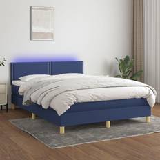 Senge & Madrasser vidaXL med LED-lys stof Kontinentalseng