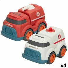 Train Track Set Set of 2 Vehicles Motor Town 17.5 x 12 x 11 cm