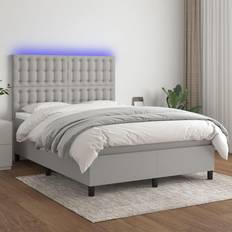 Senge & Madrasser vidaXL LED-lys stof Kontinentalseng