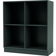 Montana Furniture Show Hylde 69,6 x 69,6 cm Sokkel 7 cm 163-BlackJade Bogreol 69.6cm