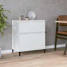 Mobili vidaXL Credenza Bianca 60x35x70 cm in Legno Multistrato Comò