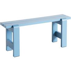 Hay Blue Lacquered Pinewood Weekday W111 111 x 45 cm Settee Bench