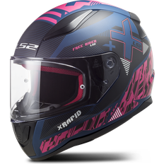 LS2 Integralhjelm FF353 Rapid Xtreet - Blå/Lilla