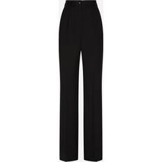 Dolce & Gabbana Gabardine Palazzo Pants - Black