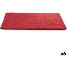Red Carpets Gift Decor Maroon Carpet Rug 90 x 0.25 x 60 cm Set of 6 Red
