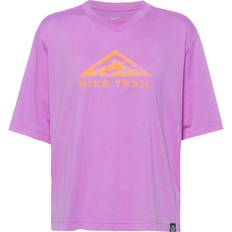 Nike Trail T-Shirt Dark Pink, Dark Pink, Xl, Women