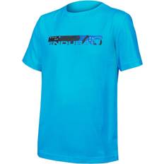 Kamouflage Överdelar Endura Kid's One Clan Organic Tee - Electricblue